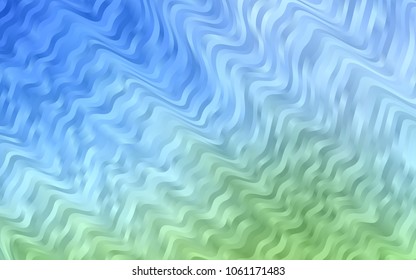 Light Blue, Green vector background with abstract lines. Creative geometric illustration in marble style with gradient. Marble style for your business design.