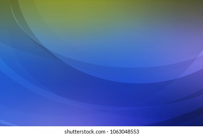 Light Blue, Green vector background with lava shapes. A sample with blurred bubble shapes. Textured wave pattern for backgrounds.