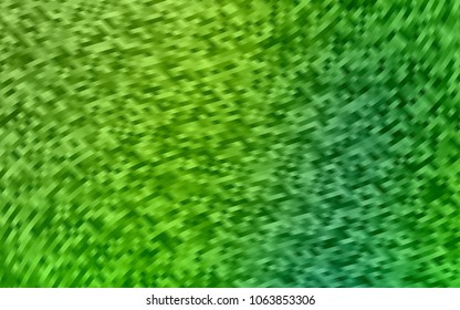 Light Blue, Green vector background with bent lines. A sample with blurred bubble shapes. Marble style for your business design.