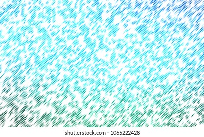 Light Blue, Green vector background with straight lines. Modern geometrical abstract illustration with staves. Smart design for your business advert.