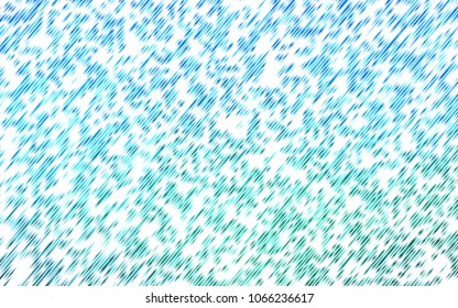 Light Blue, Green vector background with straight lines. Modern geometrical abstract illustration with staves. Best design for your ad, poster, banner.