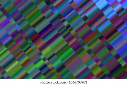 Light Blue, Green vector background with straight lines. Shining colored illustration with narrow lines. Smart design for your business advert.