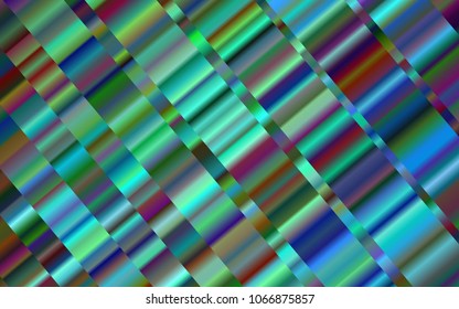 Light Blue, Green vector background with straight lines. Lines on blurred abstract background with gradient. The pattern can be used as ads, poster, banner for commercial.