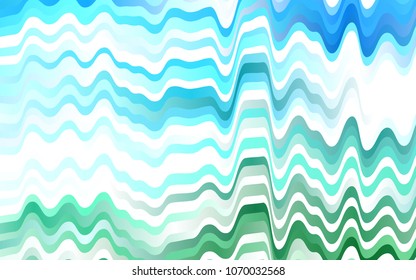 Light Blue, Green vector background with lamp shapes. Creative geometric illustration in marble style with gradient. A completely new marble design for your business.