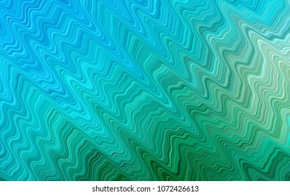 Light Blue, Green vector background with bubble shapes. A sample with blurred bubble shapes. Pattern for your business design.