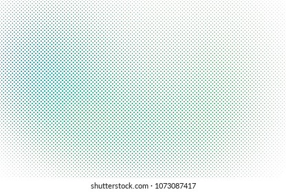 Light Blue, Green vector  background with dots. Glitter abstract illustration with blurred drops of rain. Beautiful design for your business natural advert.