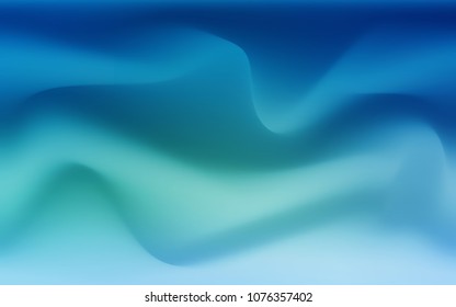 Light Blue, Green vector background with lamp shapes. Colorful illustration in abstract marble style with gradient. Pattern for your business design.