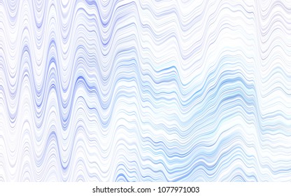 Light Blue, Green vector background with bent ribbons. A completely new color illustration in marble style. The best blurred design for your business.