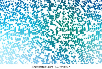 Light Blue, Green vector background with abstract lines. Creative illustration in halftone marble style with gradient. The best blurred design for your business.
