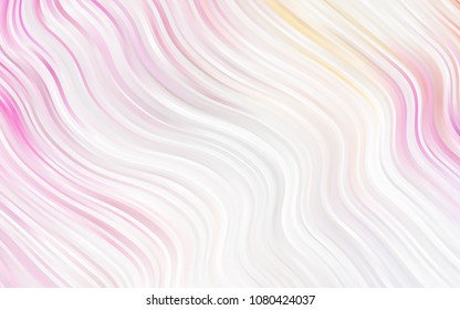 Light Blue, Green vector background with lamp shapes. Shining crooked illustration in marble style. Pattern for your business design.