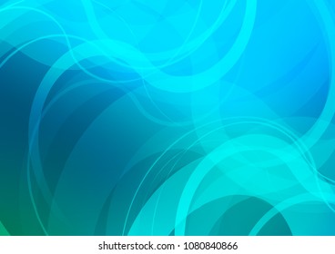 Light Blue, Green vector background with bubble shapes. Geometric illustration in marble style with gradient.  Marble design for your web site.