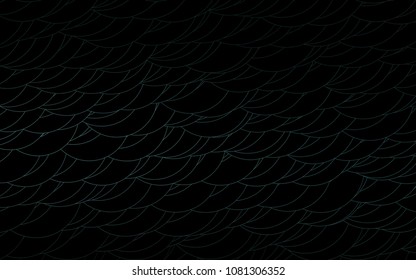 Light Blue, Green vector  background with bubbles. Modern abstract illustration with colorful water drops. Completely new template for your brand book.