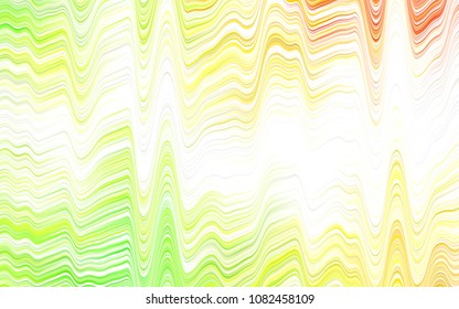 Light Blue, Green vector background with bubble shapes. An elegant bright illustration with gradient. The best blurred design for your business.