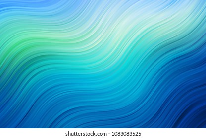 Light Blue, Green vector background with lamp shapes. A sample with blurred bubble shapes. The elegant pattern for brand book.