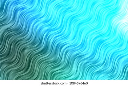Light Blue, Green vector background with bubble shapes. Creative illustration in halftone marble style with gradient. Marble style for your business design.