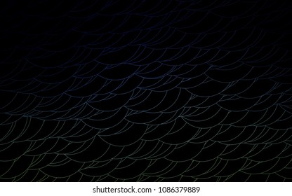 Light Blue, Green vector  background with dots. Illustration with set of shining colorful abstract circles. Pattern can be used as texture of water, rain drops.