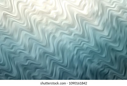 Light Blue, Green vector background with lamp shapes. Colorful abstract illustration with gradient lines. Marble style for your business design.