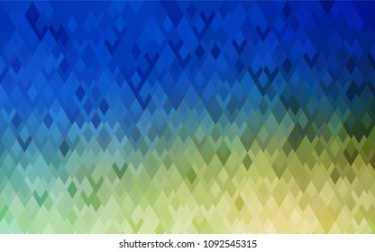 Light Blue, Green vector background of rectangles and squares. Style quilt and blanket. Geometrical rectangular pattern. Repeating pattern with rectangle shapes.