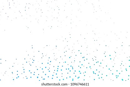 Light Blue, Green vector  background with dots. Modern abstract illustration with colorful water drops. Beautiful design for your business natural advert.