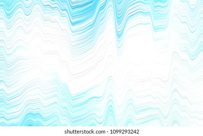 Light Blue, Green vector background with abstract circles. Shining crooked illustration in marble style. A completely new memphis design for your business.