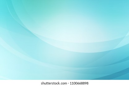 Light Blue, Green vector background with liquid shapes. An elegant bright illustration with gradient. New composition for your brand book.