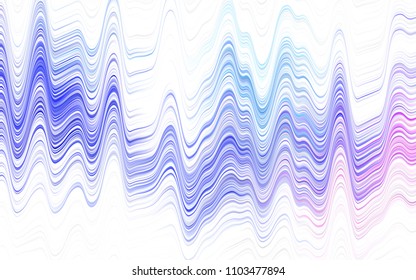 Light Blue, Green vector background with liquid shapes. Shining crooked illustration in marble style. Brand-new design for your ads, poster, banner.