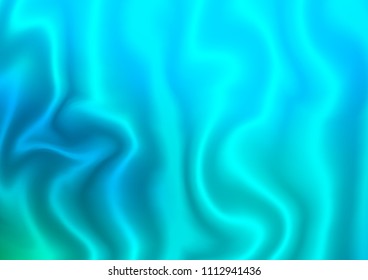 Light Blue, Green vector background with bubble shapes. Brand new colored illustration in marble style with gradient. New composition for your brand book.