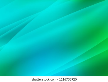 Light Blue, Green vector background with straight lines. Modern geometrical abstract illustration with staves. The template can be used as a background.
