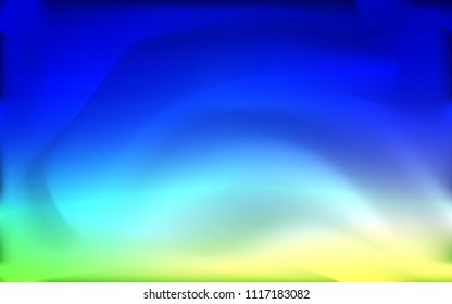 Light Blue, Green vector background with liquid shapes. A vague circumflex abstract illustration with gradient. The template for cell phone backgrounds.