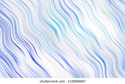 Light Blue, Green vector background with bent lines. Colorful illustration in abstract marble style with gradient. Marble design for your web site.