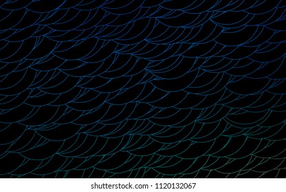 Light Blue, Green vector  background with dots. Abstract illustration with colored bubbles in nature style. Pattern can be used as texture of water, rain drops.