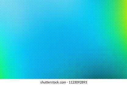 Light Blue, Green vector background with bubbles. Beautiful colored illustration with blurred circles in nature style. Pattern can be used for ads, leaflets.