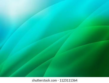 Light Blue, Green vector background with straight lines. Glitter abstract illustration with colored sticks. Smart design for your business advert.