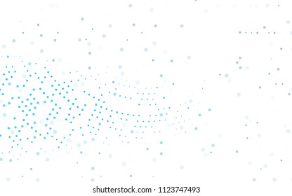 Light Blue, Green vector  background with bubbles. Beautiful colored illustration with blurred circles in nature style. The pattern can be used for beautiful websites.