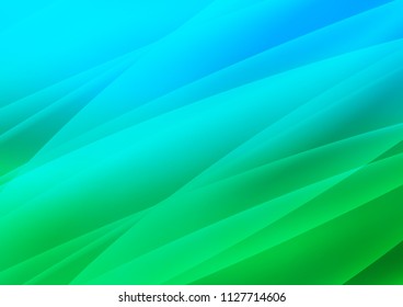 Light Blue, Green vector background with straight lines. Modern geometrical abstract illustration with staves. The pattern can be used for busines ad, booklets, leaflets
