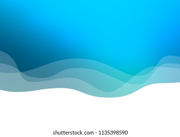 Light Blue, Green vector background with bubble shapes. An elegant bright illustration with gradient. New composition for your brand book.