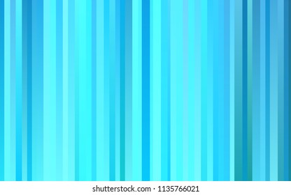 Light Blue, Green vector background with straight lines. Shining colored illustration with narrow lines. The template can be used as a background.