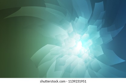 Light Blue, Green vector background with hexagons. White background with colorful hexagons. Pattern for texture of wallpapers.