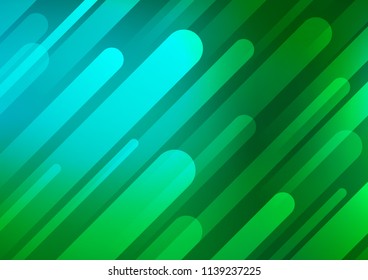 Light Blue, Green vector background with straight lines. Glitter abstract illustration with colored sticks. Best design for your ad, poster, banner.