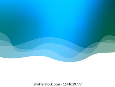 Light Blue, Green vector background with abstract lines. Creative geometric illustration in marble style with gradient. Marble design for your web site.