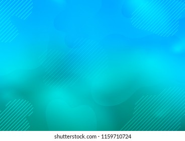 Light Blue, Green vector background with straight lines. Blurred decorative design in simple style with lines. The pattern can be used as ads, poster, banner for commercial.
