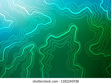 Light Blue, Green vector background with lamp shapes. Geometric illustration in marble style with gradient.  Brand new design for your ads, poster, banner.