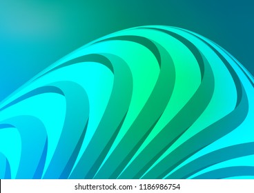 Light Blue, Green vector background with straight lines. Decorative shining illustration with lines on abstract template. The pattern can be used as ads, poster, banner for commercial.
