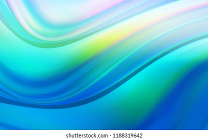 Light Blue, Green vector background with bubble shapes. A sample with blurred bubble shapes. Brand new design for your ads, poster, banner.