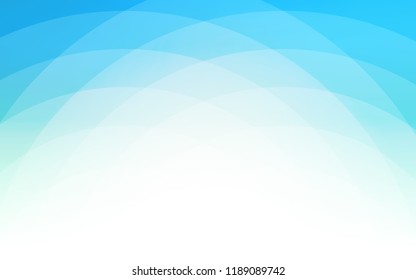 Light Blue, Green vector background with lava shapes. Blurred geometric sample with gradient bubbles.  The template for cell phone backgrounds.