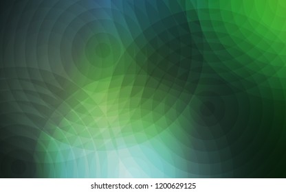 Light Blue, Green vector background with bubbles. Blurred decorative design in abstract style with bubbles. Pattern can be used for beautiful websites.