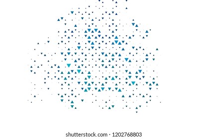 Light Blue, Green vector background with triangles. Abstract gradient illustration with triangles. Modern template for your landing page.