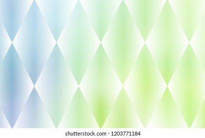 Light Blue, Green vector background with rectangles. Decorative design in abstract style with rectangles. Smart design for your business advert.