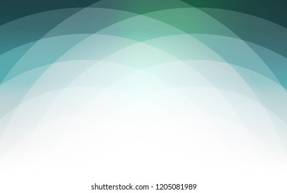 Light Blue, Green vector background with abstract circles. Blurred geometric sample with gradient bubbles.  The best blurred design for your business.