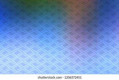 Light Blue, Green vector background with rectangles. Modern abstract illustration with colorful rectangles. Modern template for your landing page.